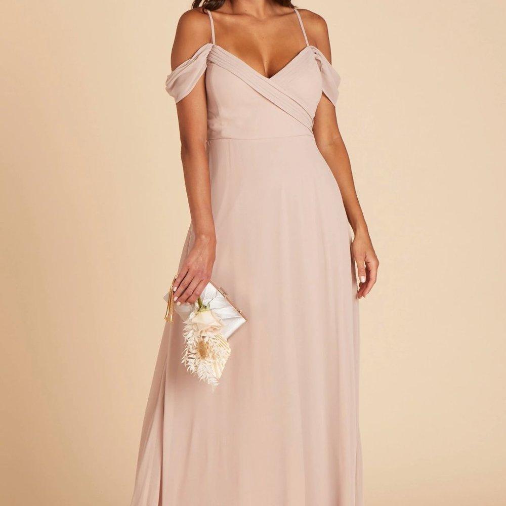 SPENCE CONVERTIBLE DRESS - CHIFFON TAUPE